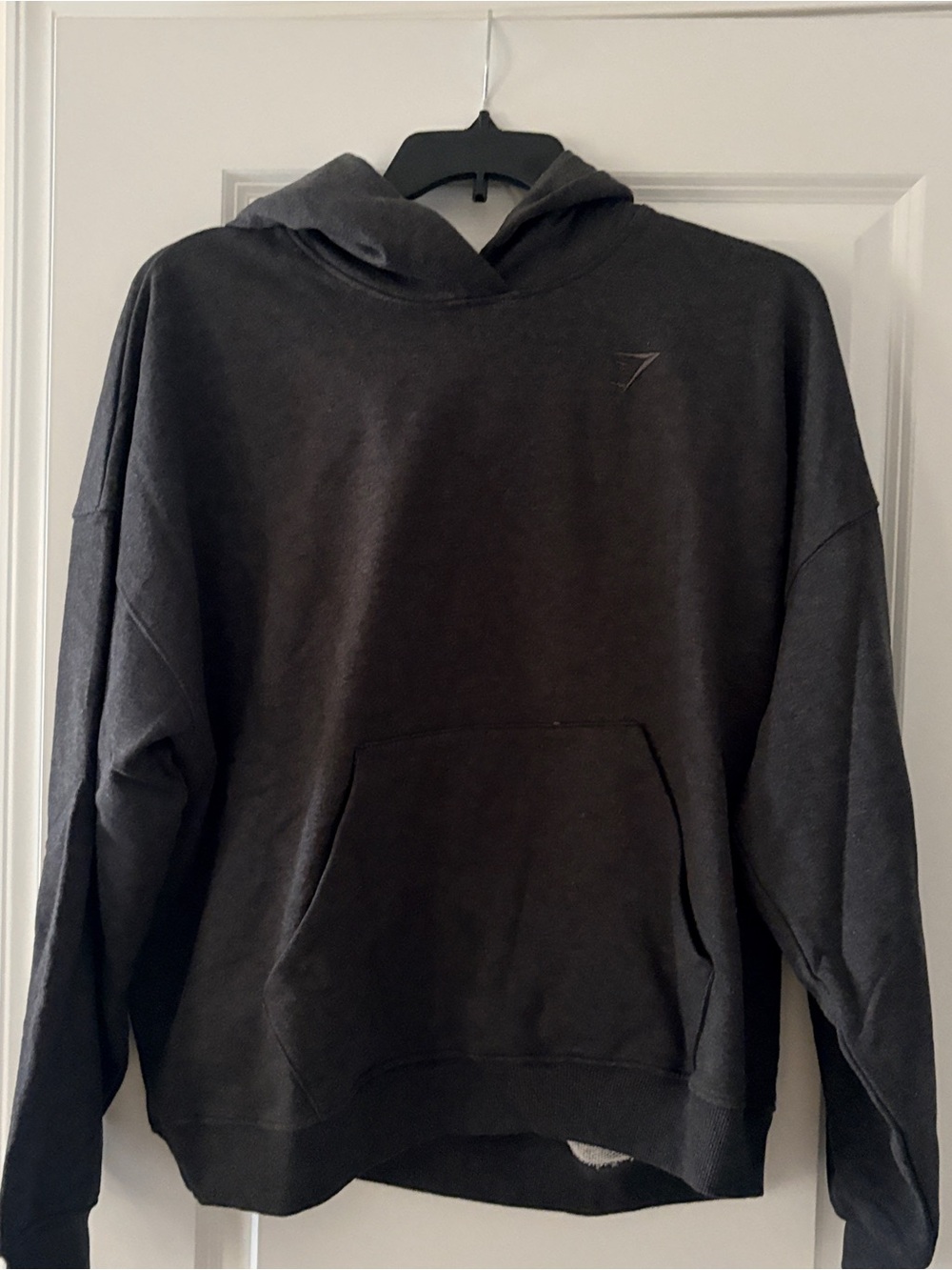 Gymshark Women's Dark Grey Pullover Hoodie